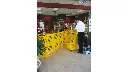 Mobile Barrier 13" Feet Yellow