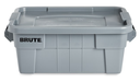 Brute Tote With Lid 14Gal/52L Gray 