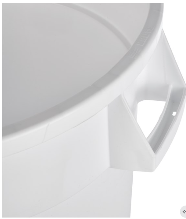 Brute Greenskeeper 32Gal/121L White 