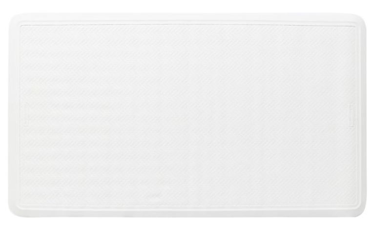 Safti Grip Bath Mat Medium White 22x14inch