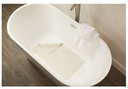 Safti Grip Bath Mat Medium White 22x14inch