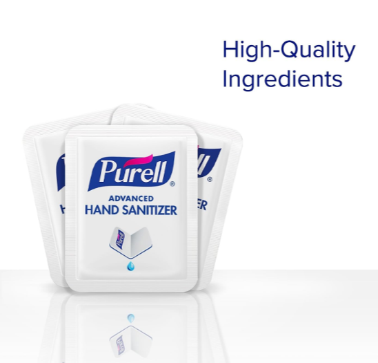 Purell Personals™ Advanced Hand Sanitizer Portable Packets 2000 Individual Packets 
