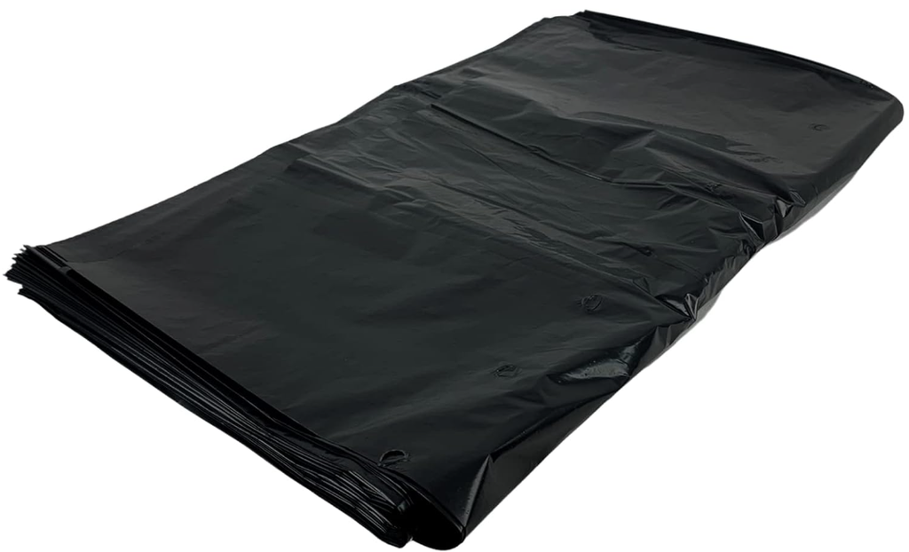 Garbage Bag Med Bin Liner 1PktX200Pcs Black 36X120cm