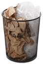 Concept Collection Open Top Wastebasket 5 Gal Black 