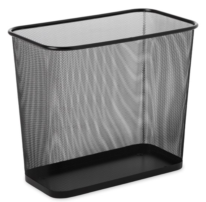 Concept Collection Open Top Wastebasket 7.5 Gal Black 