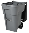 Confidential Document Rollout Container 65Gal/246L Gray 