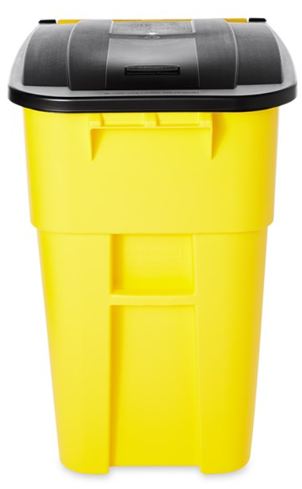 Brute Rollout Container 50G/189L Yellow 