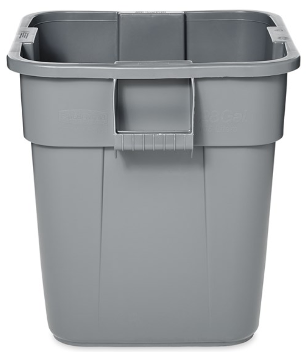 Brute Square Container 28Gal/106L Gray 