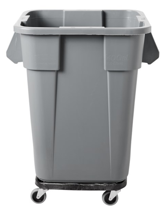 Brute Square Container 40G/151L Gray 