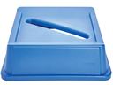 Universel Square Recycling Lid paper 35Gal Blue
