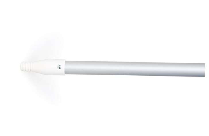 Super Lock Broom Handle Treaded Aluminium 57" Gray 