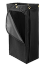 Executive Canvas Bag 30 Gal For High Capacity Janitorial Cleaning Carts Vinyl lining Black