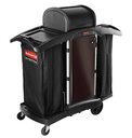 Upscale Housekeeping Cart Black