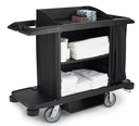 Executive Full Size Housekeeping Cart Traditional Black 