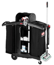 Executive Housekeeping Compact Cart High Security