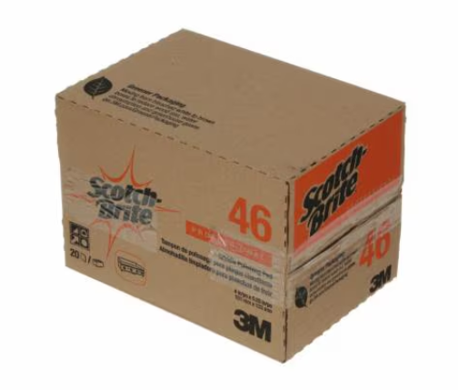 46 Scotch-Brite™ Griddle Polishing Pads, Black 101X133mm, 20/Case