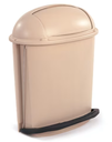 Pedal Roll Top Container Beige