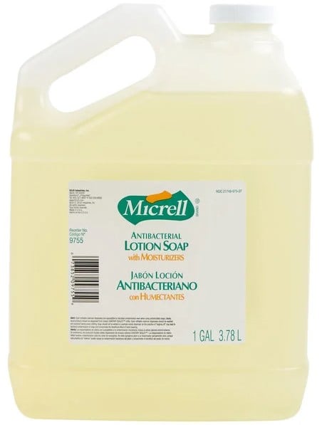 Micrell Antibacterial Lotion With Chloroxylenol 3.78 Ltr ( 1Gal)