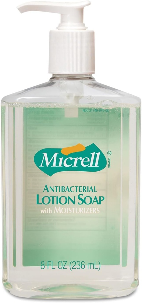 Micrell Antibacterial Lotion Soap 12 Fl Oz Pump Bottle