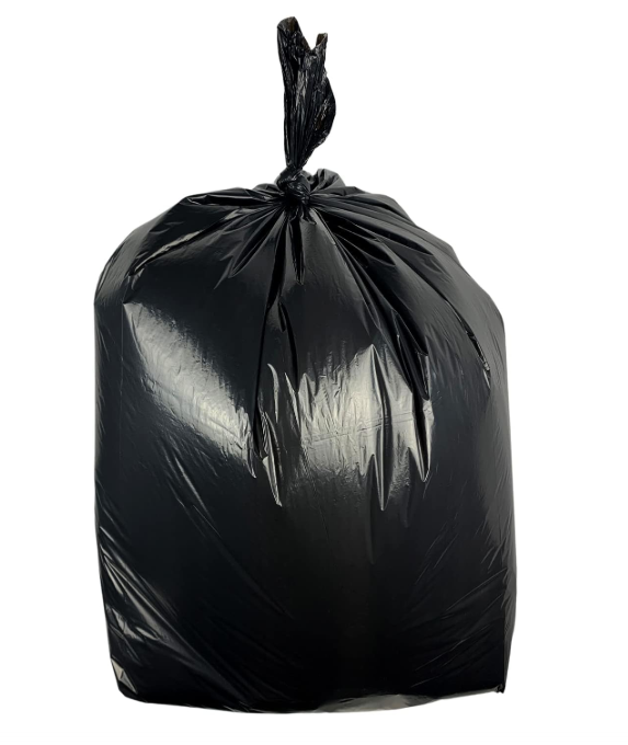 Garbage Bag Med Bin Liner 1PktX200Pcs Black 36X120cm