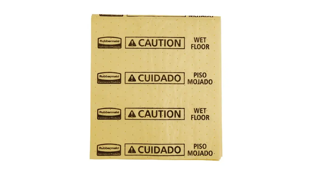 Over The Spill Stn Pads Large Yellow