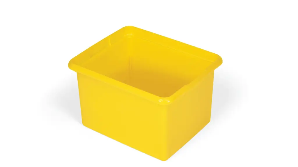 Organizing Bin 30Qt/28L Yellow