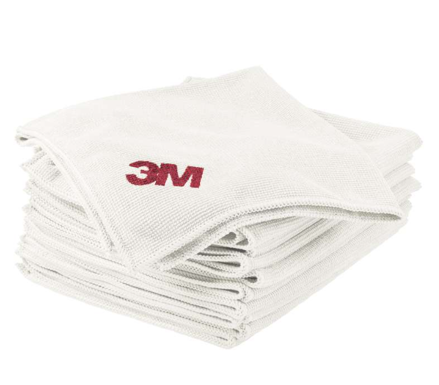 Microfiber Cloth White 36x36cm 2Pc/Pkt 25Pkt/Box