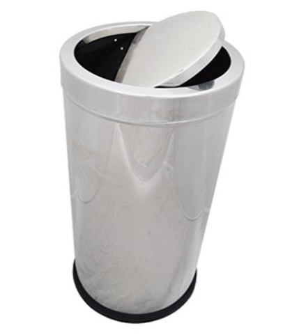 Swing Bin Lid Type Stainless Steel 20L