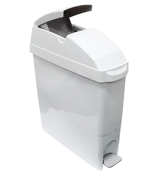 Sanitary Bin White, Polypropylene 17L