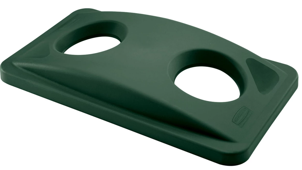 Slim Jim recycling bottles/cans lid, green