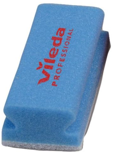Non Scratch Sponge Pad Blue 15x7cm 10pc/pkt Vileda