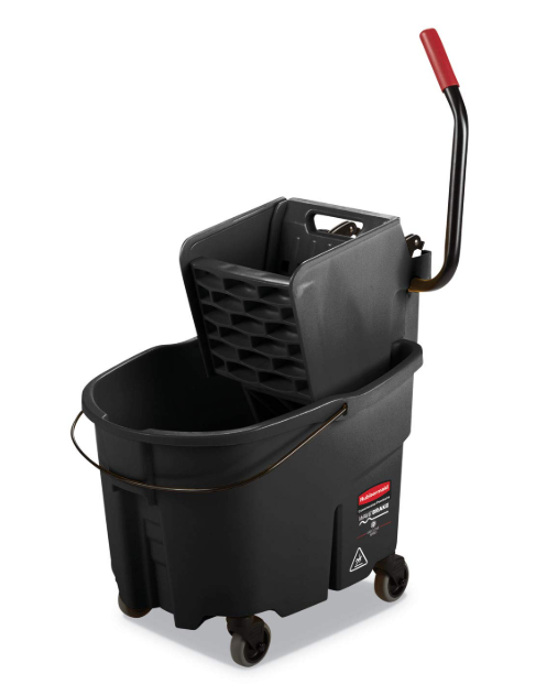 Wavebrake Side Press Wringer Black