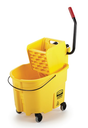 Wavebrake Side Press Bucket And Wringer 35QT Yellow 