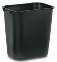Wastebasket Medium Black 28Qt/27Ltr