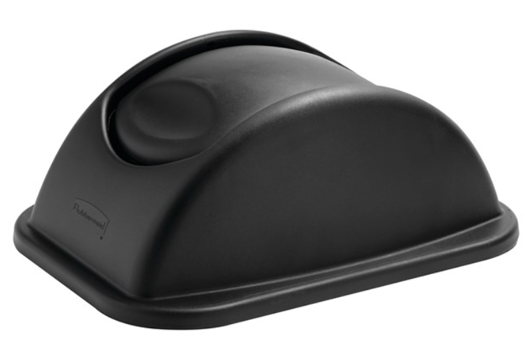 Wastebasket Lid Medium Black 28Qt/27Ltr