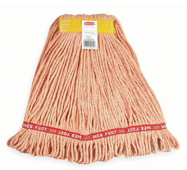 16 Oz Web Foot Blend Wet Mop 1" Headband Orange