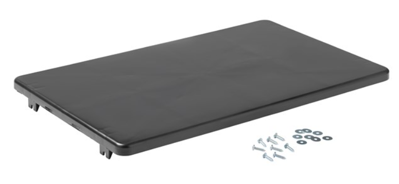 Executive Adjustable Shelf Kit for Traditional Housekeeping Carts Black