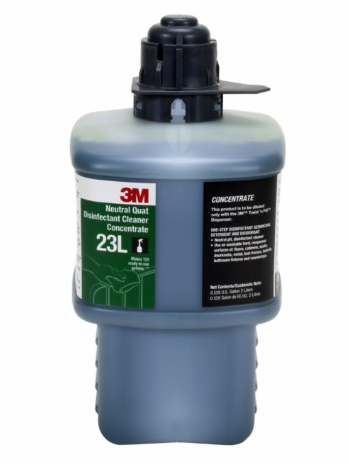 23L Neutral Quat Disinfectant Cleaner Concentrate 2L Bottle 528Gal