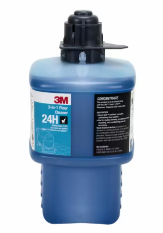 24H Soft 3 In 1 Floor Cleaner Concentrate Gray 2L Bottle 