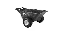 Heavy Duty Big Wheel Cart 8.75 Cubic Foot Assembled Black 