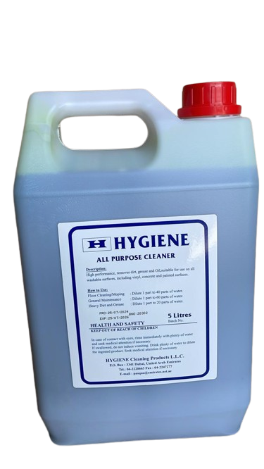 All Purpose Cleaner Hygiene 5Ltr
