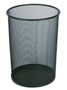 Concept Collection Open Top Wastebasket Black 5Gal/18Ltr