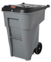 Confidential Document Rollout Container Gray 65Gal/246Ltr