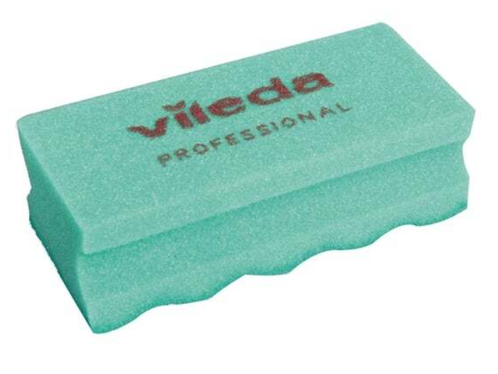 High Foam Scourer Non-Scratch Non-Abrasive Green 15x7cm, 10Pc/Pkt Vileda