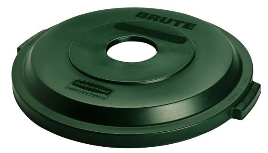Brute Lid Recycling Bottle/Can Green 32Gal/121Ltr