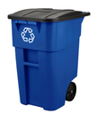 Brute Recycle Rollout Container Blue 50Gal/189Ltr