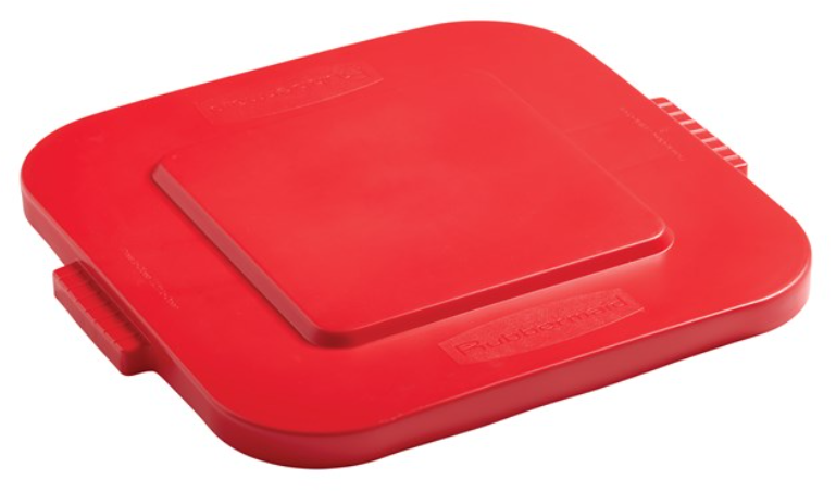 Brute Square Lid Red (Fits FG352600) 28Gal/106Ltr