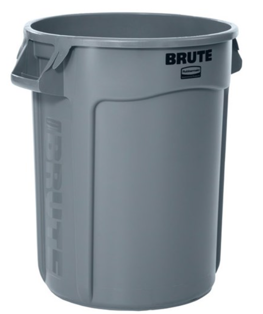 Brute Vented Gray 32Gal/121Ltr