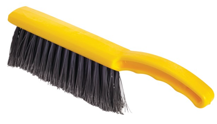 Counter Brush Plastic Polypropylene Fill 8" Silver 
