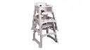 Sturdy Chair Youth Seat Platinum without wheels
